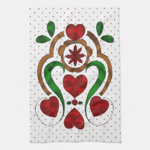 Dutch Heart Kitchen Towel