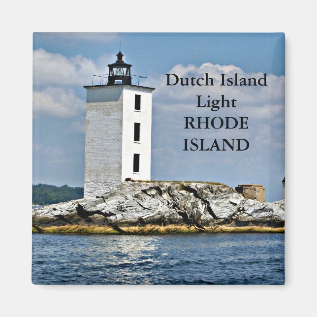 Dutch Island Light, Rhode Island Magnet (Devant)