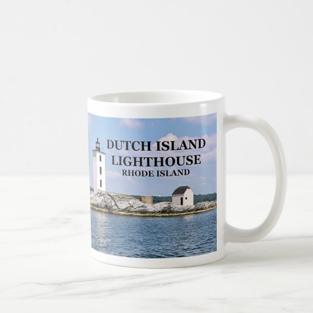 Dutch Island Lighthouse, Rhode Island Mug (Right)
