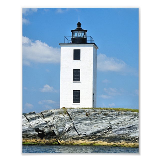 Dutch Island Lighthouse, Rhode Island Photo Print (Front)