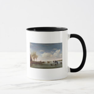 Dutch landscape with Skaters Mug