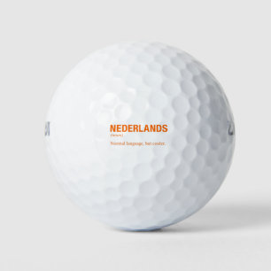 DUTCH Language Golf Balls