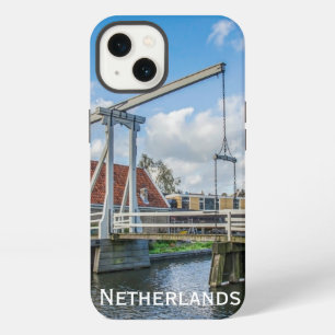 Dutch lifting wooden bridge in Netherlands iPhone 13 Case