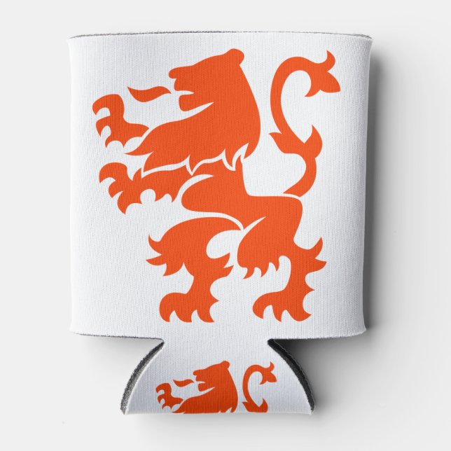 Dutch Lion Coat of Arms Can Cooler (Front)