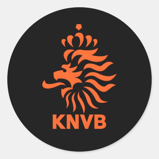 Dutch Lion Symbol For Dutch Nederlanders Classic Round Sticker (Front)
