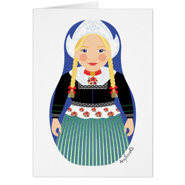 Dutch Matryoshka Card (Front)