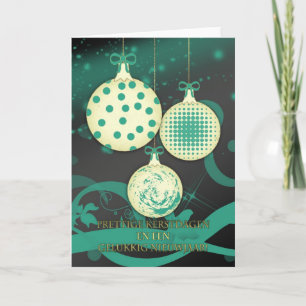 Dutch Merry Christmas Christmas Card