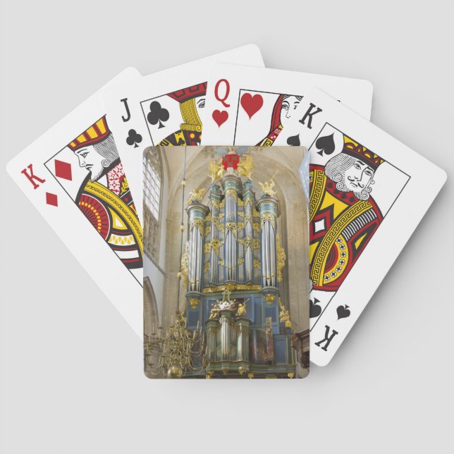 Dutch organ playing cards (Back)