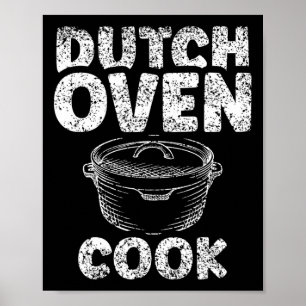 Dutch Oven Cook Bbq Lover Iron Metal Dutch Oven  Poster