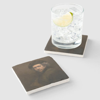Dutch Painter Rembrandt Golden Age Master Artist Stone Coaster