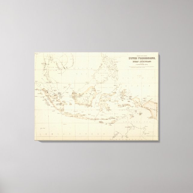 Dutch Possessions in the Indian Archipelago Canvas Print (Front)