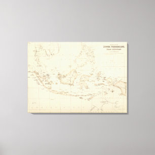 Dutch Possessions in the Indian Archipelago Canvas Print
