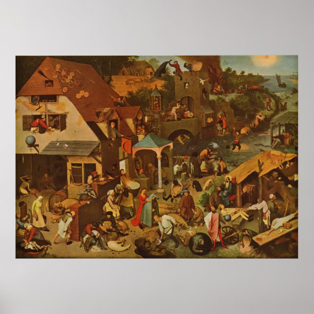 Dutch Proverbs (Netherlandish Proverbs) (1559) Poster (Front)