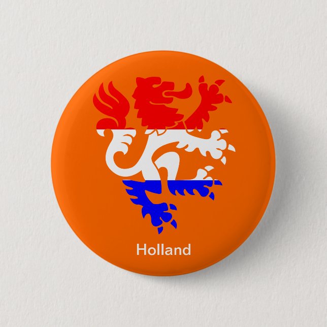 Dutch Queen's day 2 Inch Round Button (Front)