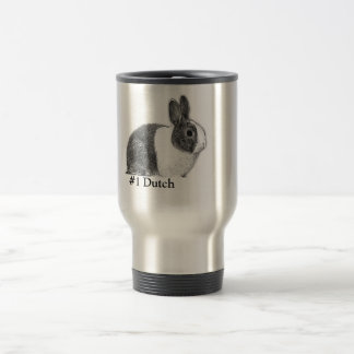 Dutch rabbit travel mug