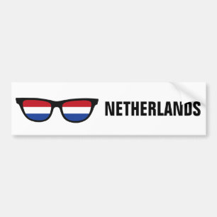Dutch Shades custom text & colour bumpersticker Bumper Sticker