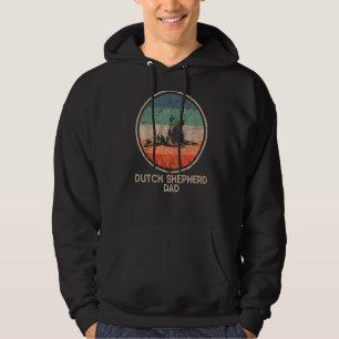 Dutch Shepherd Dog  Vintage Dutch Shepherd Dad Hoodie