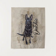 Dutch Shepherd - Dutchie Illustration