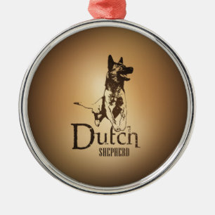 Dutch Shepherd - Dutchie Metal Ornament