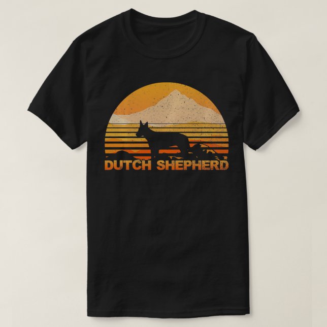 DUTCH SHEPHERD Funny , Vintage Retro Pullover  (Design Front)