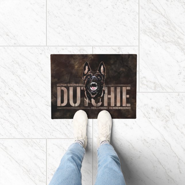 Dutch Shepherd -Hollandse Herdershond  Doormat (Indoor)