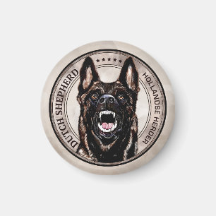 Dutch Shepherd -Hollandse Herdershond  Magnet