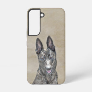 Dutch Shepherd Painting - Cute Original Dog Art Samsung Galaxy Case
