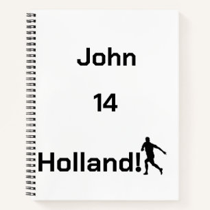 Dutch Soccer, customizable     Notebook