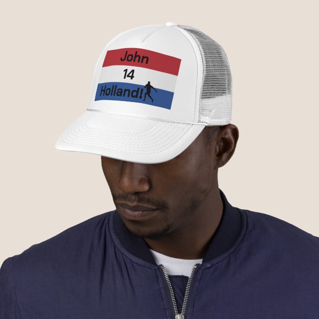 Dutch Soccer, customizable     Trucker Hat (In Situ)