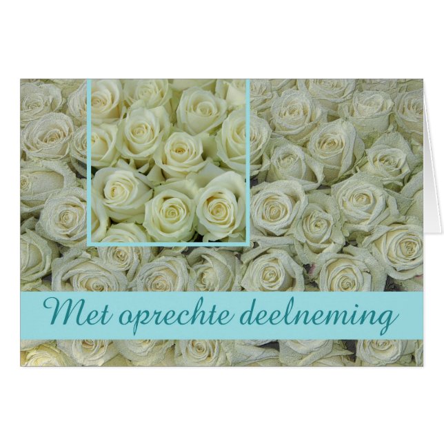 Dutch Sympathy Met oprechte deelnememte (Devant horizontal)