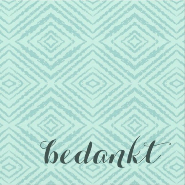 Dutch Thank You Note Card (Creator Uploaded)