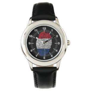 Dutch touch fingerprint flag watch