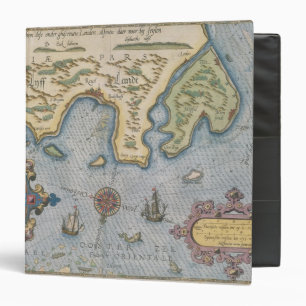 Dutch Trade map of the Baltic Sea Binder