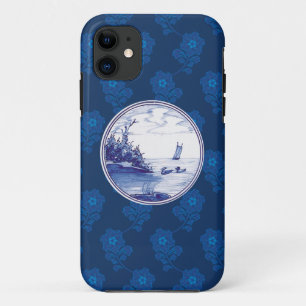 Dutch traditional blue tile iPhone 11 case