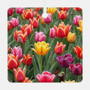 Dutch Tulips Metal Ornament