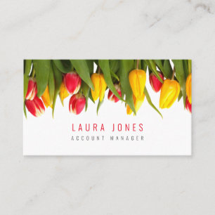 Dutch Tulips Womens Ladies Appointment Cards