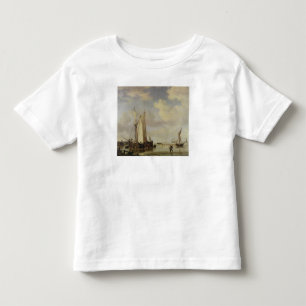 Dutch Vessels Inshore and Men Bathing, 1661 Toddler T-shirt