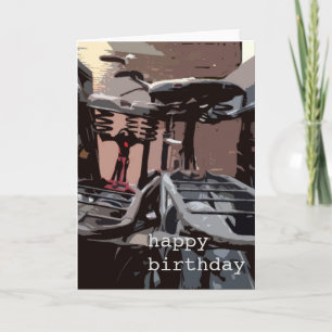 Dutch vintage bicycles Birthday Card