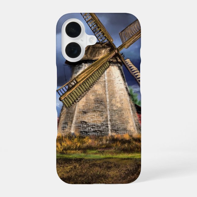 Dutch Windmill iPhone Case (Back)