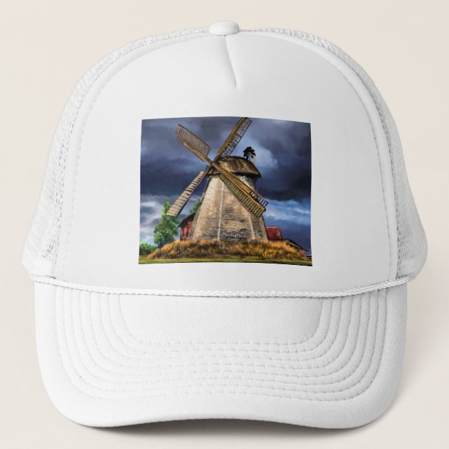 Dutch Windmill Trucker Hat (Front)