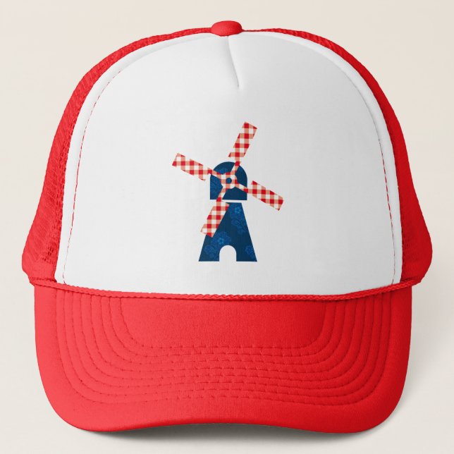 Dutch windmill trucker hat (Front)