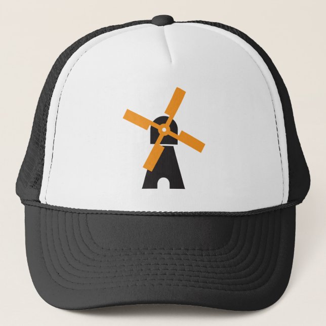 Dutch windmill trucker hat (Front)