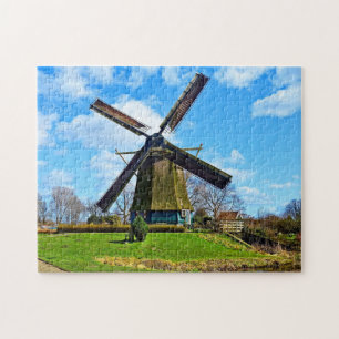 Dutch Windmill Windmill Historic Windmill Historic Jigsaw Puzzle