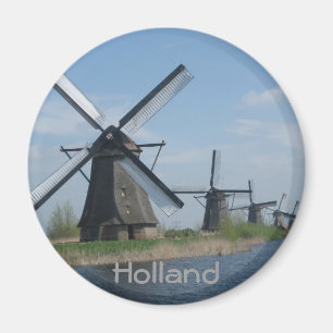 Dutch windmills magnet
