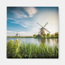 Dutch Windmills | Rotterdam, Holland travel photo