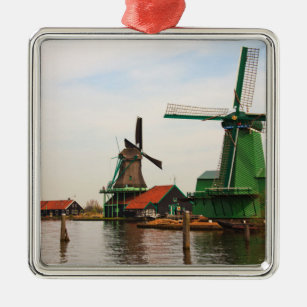 Dutch Windmills, Zaanse Schans, Metal Ornament