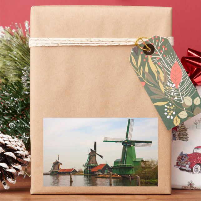 Dutch Windmills, Zaanse Schans. Sticker (Holiday)