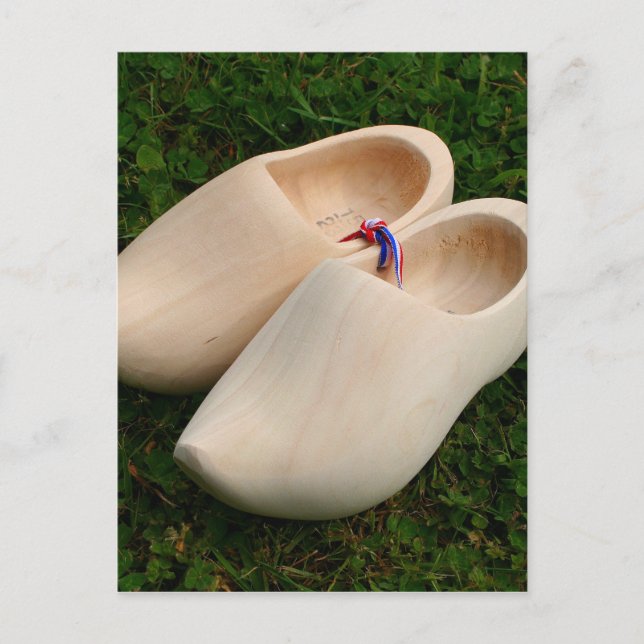 Dutch wooden clogs postcard (Front)