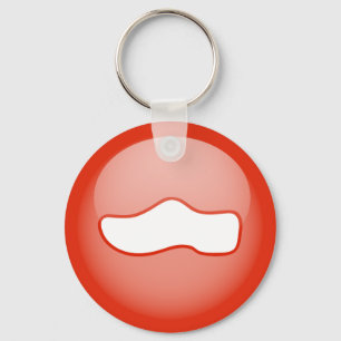 Dutch Wooden Shoe Keychain