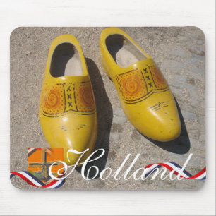 Dutch Wooden Shoes Clogs Holland Souvenir Mouse Pad